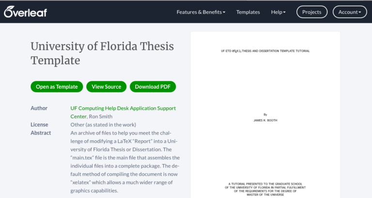 uf dissertation first submission
